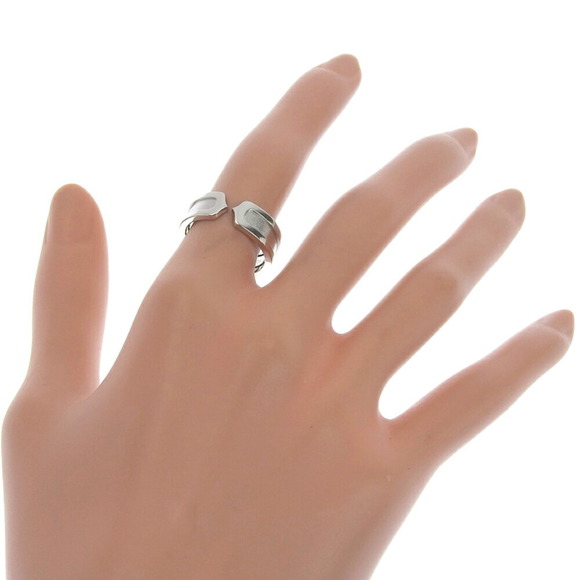 CARTIER Cartier C2 B4040500 K18 white gold No. 15 unisex ring - Picture 2 of 6